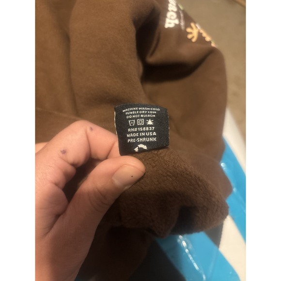 COMPLEXCON X VERDY Brown Chest Logo Graphic Hoodie‎ Medium - Picture 12 of 13